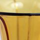 Art Deco amber glass vase 1930