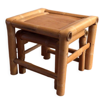 Bambou nesting tables