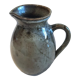 Vintage glazed stoneware pitcher