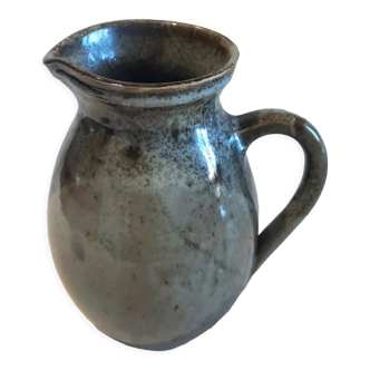 Vintage glazed stoneware pitcher