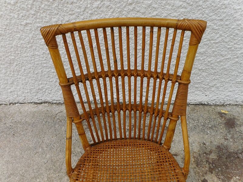Rattan chair 1960