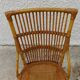 Chaise en rotin 1960