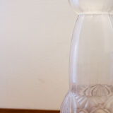 Art deco vase in molded pressed glass