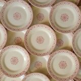 10 assiettes plates Terre de Fer Gien
