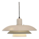 Vintage grey Danish design pendant hanging lamp