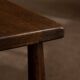 Vintage Oak Nesting Tables (Set of 3) – Rustic Modernist Side Tables, 1970s
