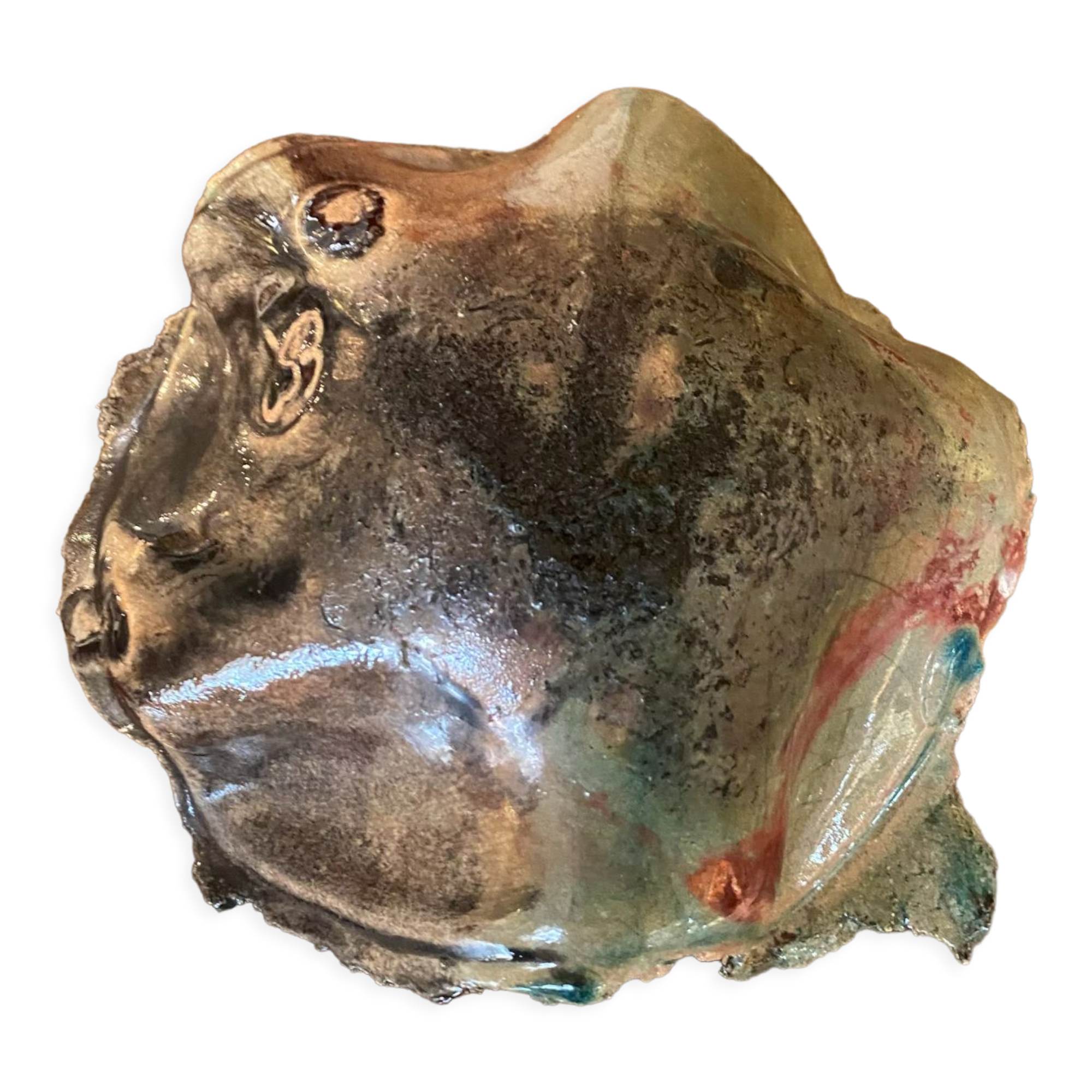 Raku cup 1980s