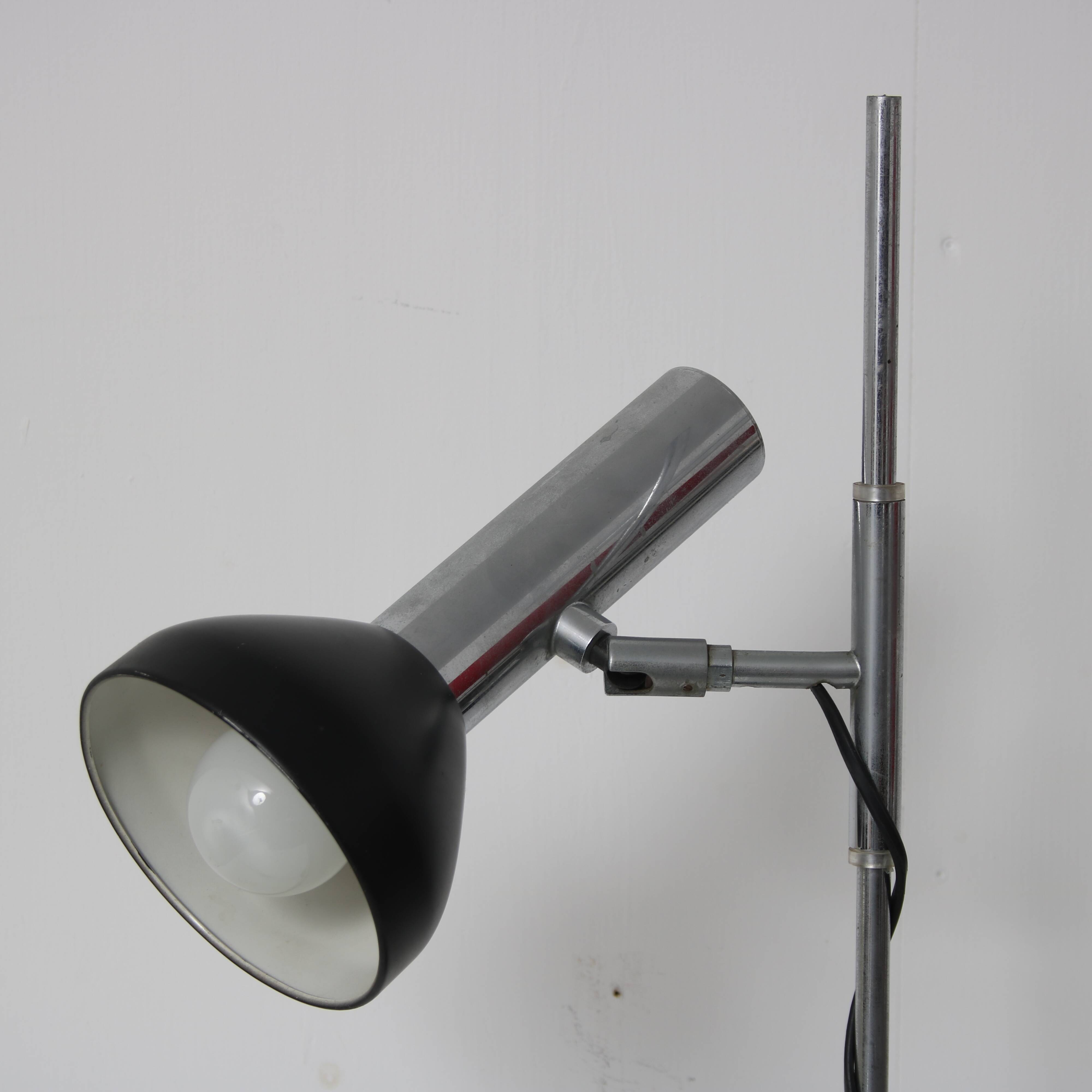 1960s Adjustable metal desk lamp from the Netherlands
