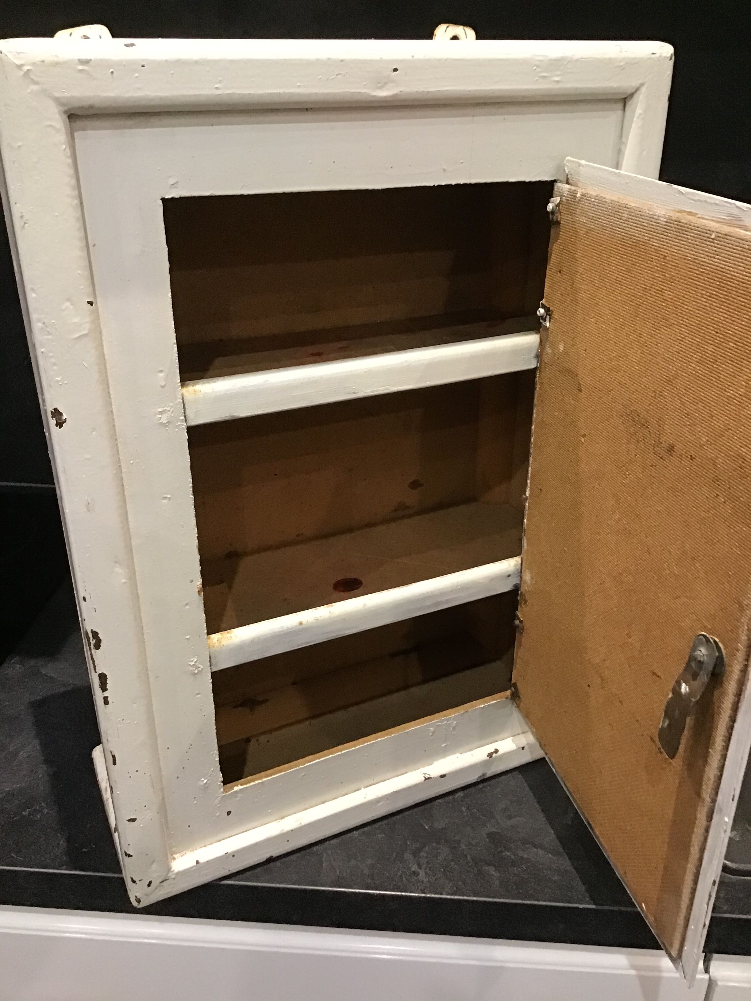 Vintage murale pharmacy wardrobe