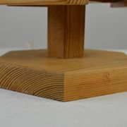 Pine table lamp by Pelle Snickare, Sweden, 1970s