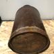 Old milk pot + metal lid vintage decoration