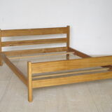 Solid elm bed frame