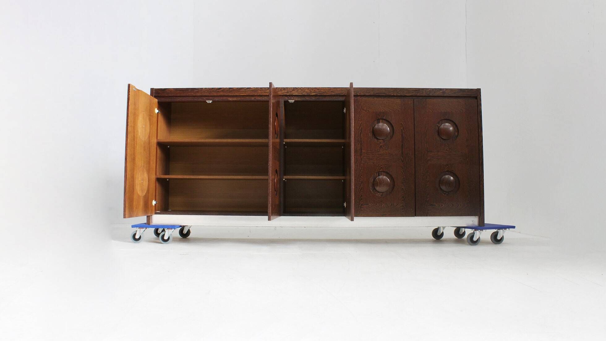 Vintage brutalist sideboard 1970s