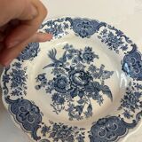 6 English porcelain plates "Windsor" Ridgway 1792 Staffordshire