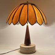 Hollywood regency important table lamp, Italy 1970 ca.