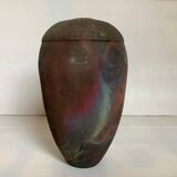 Asymmetrical vase by ceramicist Van Gompel
