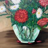 Still life floral painting XX desflaches