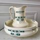 Toilet service in Iron Earth patterned "Brazza" 30-40s
