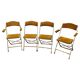 Vintage Fritz & Co. Style Folding Chairs, 1970s