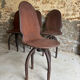 4 chaises industrielles vintage