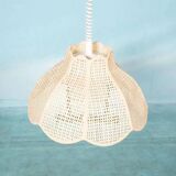 Swedish suspended lamp in bohemian strap.