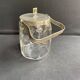 Cut crystal and silver metal cookie bucket – Art Deco