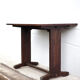 Art deco bistro table, wood and brass bistro table, wood table, art deco, kitchen, 30's