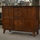 Oak buffet reconstruction by René Gabriel 1940s