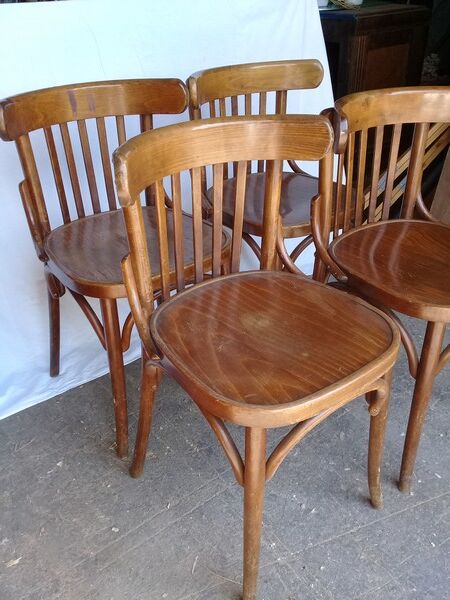Set of 4 chairs bistro