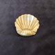Bronze ring holder ashtray, signed, modernist vintage design shell