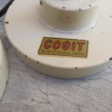 Cogit pair of vintage lamps, workshop, loft, lab, 1950s/60s