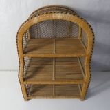 rattan shelf