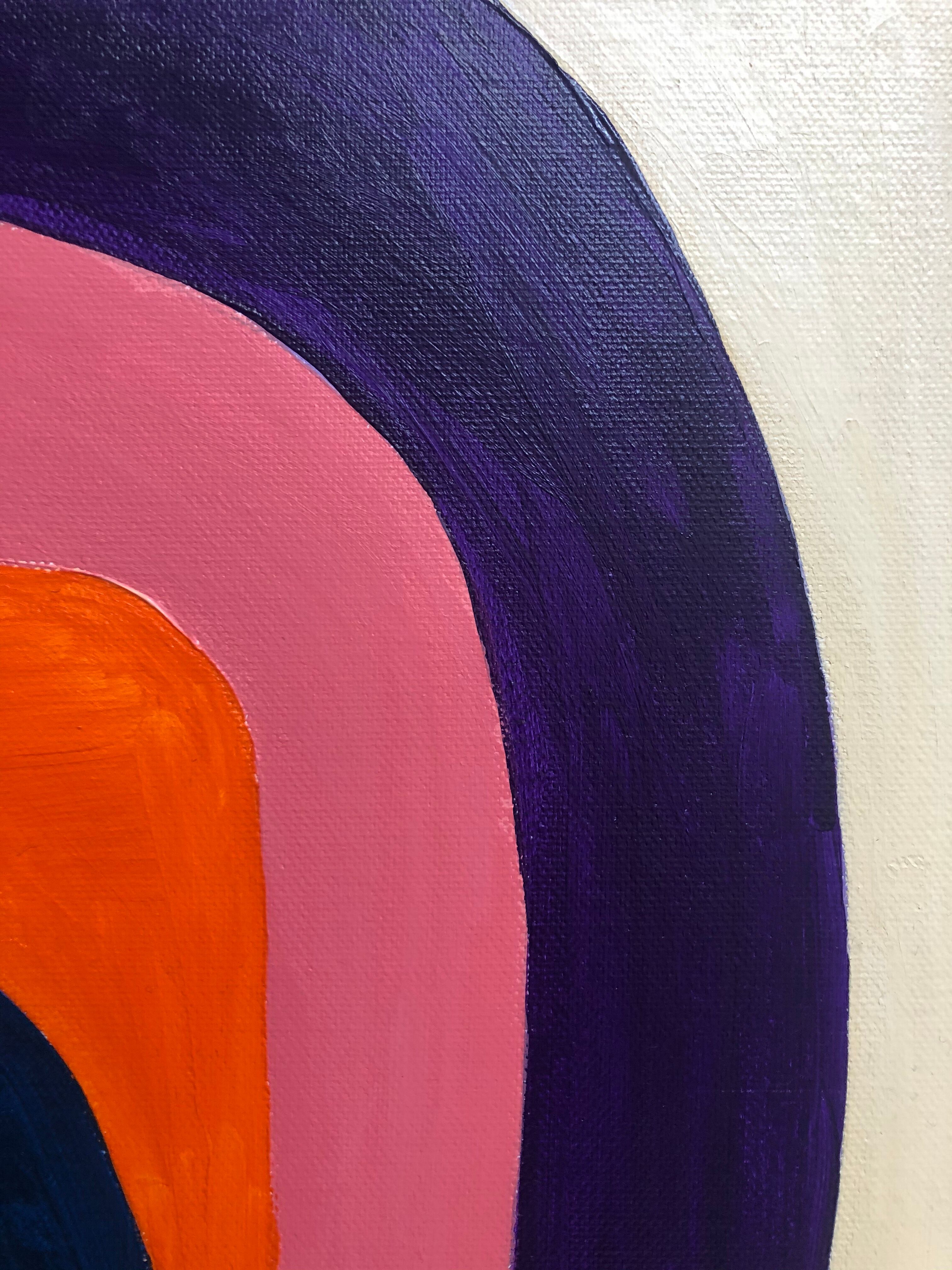 Acrylic wall decoration on canvas