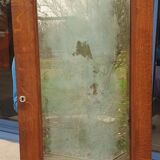 Art Deco door mirror with floral pattern frame