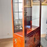 Lacquered wooden display case - China 1950