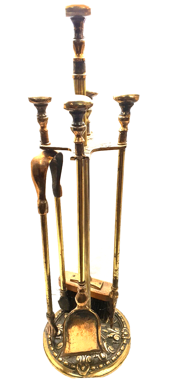 Bronze fireplace servant