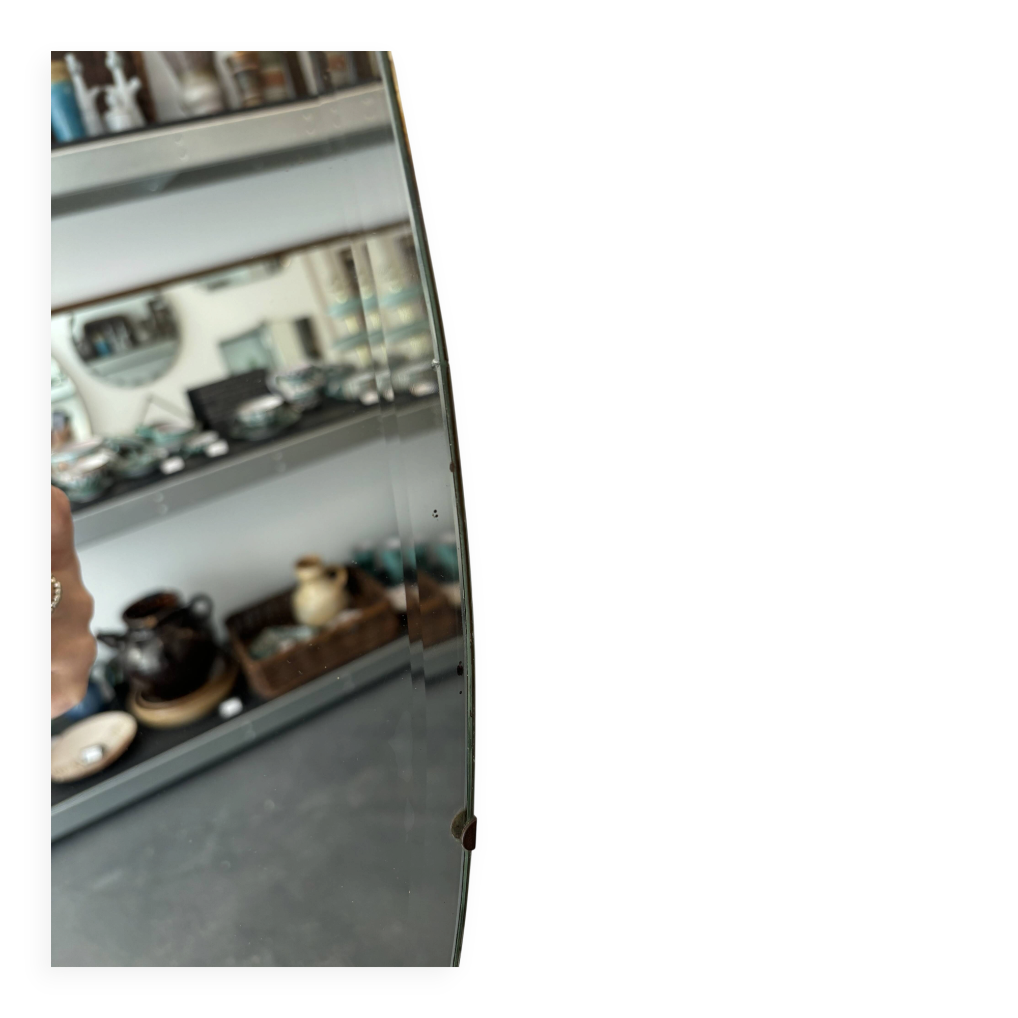 Bevelled mirror in Art Deco style