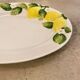 Grand plat barbotine citron