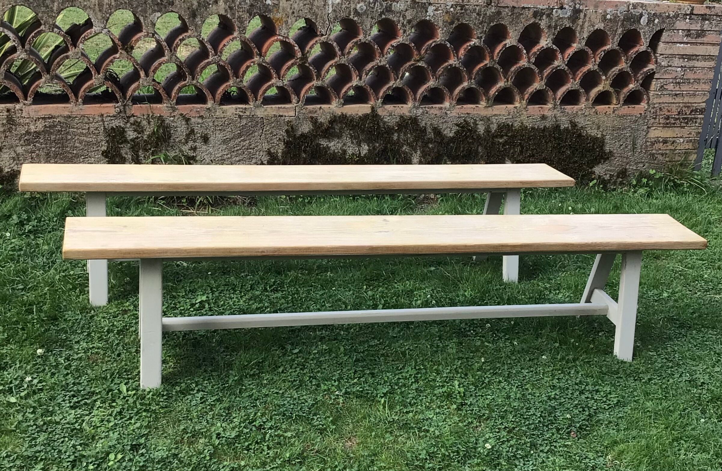 Pair of benches