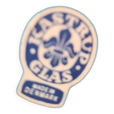 Pied de lampe bleu Kastrup Glass