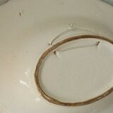 Beard dish barber in faience nevers or la rochelle decor au coq 20 eme