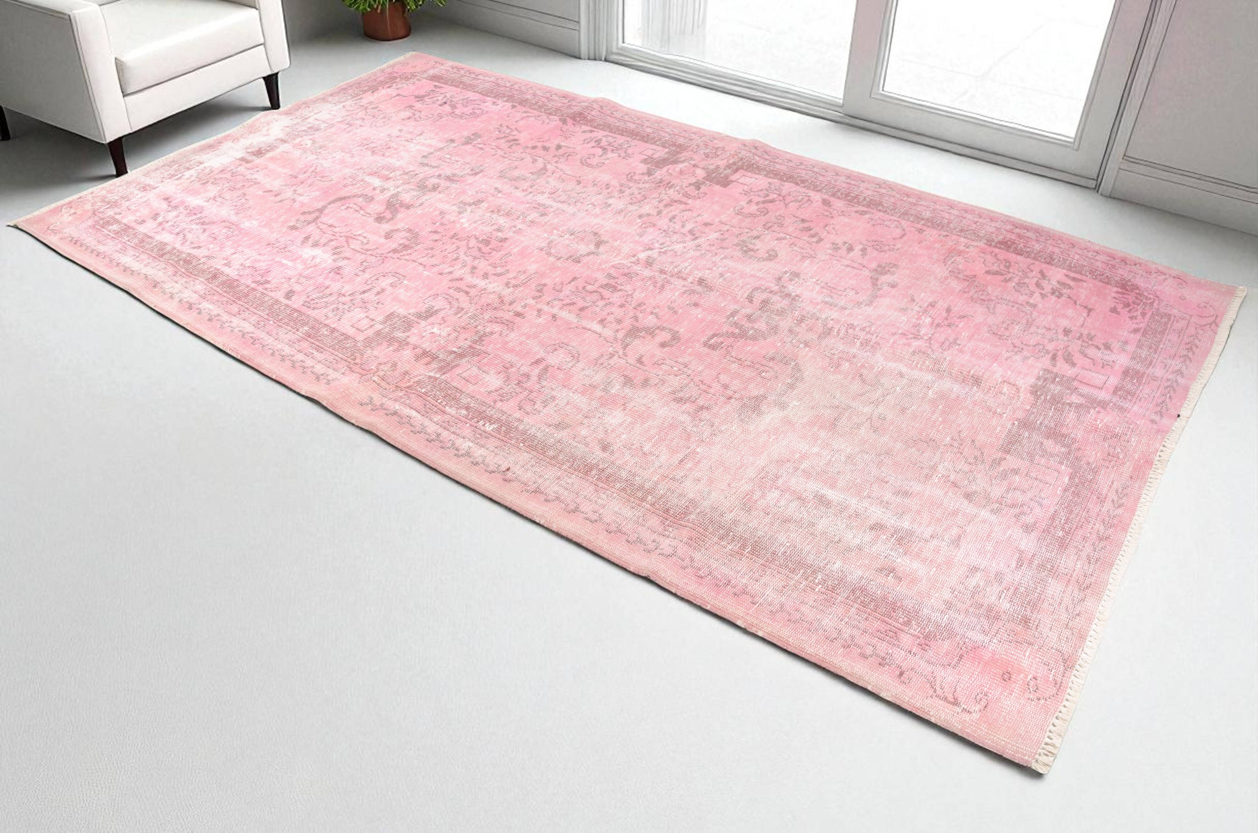 Vintage Turkish Pink Carpet SKU-V724