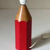 Vintage 80s designer pencil lamp