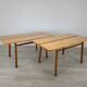 Table "grain de café" vintage années 60
