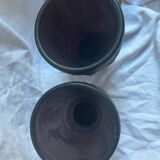 Pair of Art Deco vases Georges Le Feure (1868/1943) Glass paste Dancers