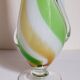 Vintage two-tone glass vase 39 cm