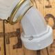 Pair of tulip and porcelain sconces