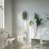 Italian style ceramic flower mirror