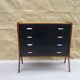 Vintage chest of drawers with 4 drawers