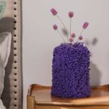Purple curls vase